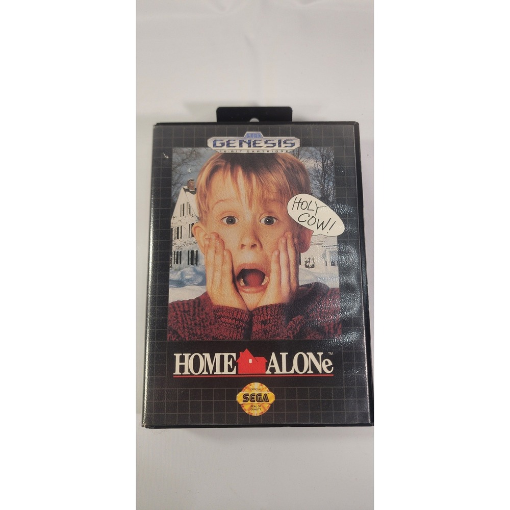 Home Alone Sega Genesis 16-Bit Game Cartridge CIB with Case and Manual